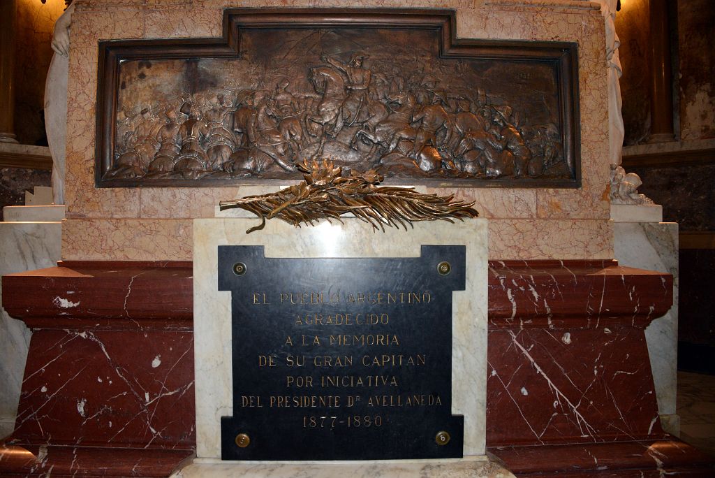 32 Plaque To Presidente Dr Avellanda 1877-1880 Catedral Metropolitana Metropolitan Cathedral Buenos Aires